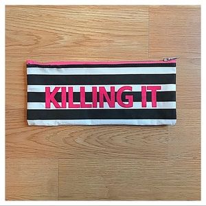 NWOT “Killing It” Cosmetic/Accessories Case